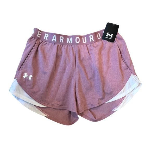 Under Armour Women’s Small Pink Athletic Shorts NWT - Picture 1 of 4